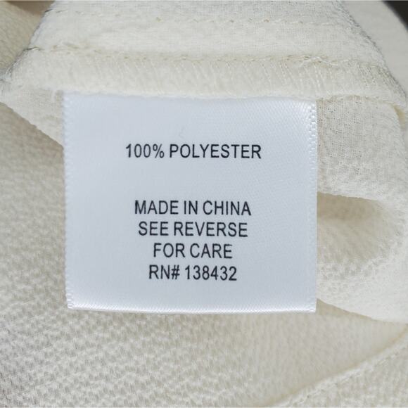 Modcloth White Tie Sleeve Blouse XXS - Picture 6 of 7